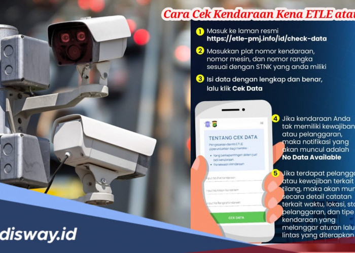 Cara Mudah Cek Kendaraan Kena ETLE atau Tidak, Hitungan Menit Selesai