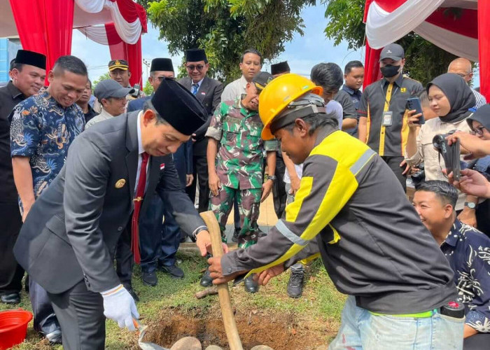 Momen HUT RI ke-80, Wali Kota Bengkulu Melakukan Ground Breaking Belungguk Point
