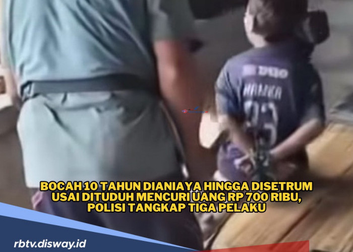 3 dari 4 Pelaku yang Sentrum Bocah 10 Tahun Diringkus Polisi, Korban Dituduh Mencuri Uang Rp 700 Ribu