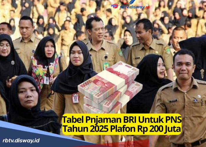 Tabel Pinjaman BRI untuk PNS Tahun 2025, Tersedia Plafon Rp 200 Juta, Cek Cara Pengajuan