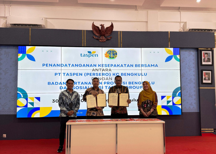 TASPEN dan Kanwil BPN Provinsi Bengkulu Sepakat Kerjasama Tingkatkan Layanan dan Program 