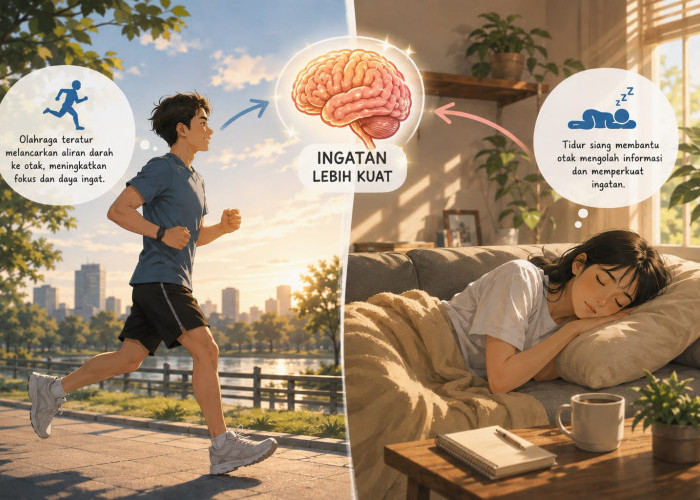 Olahraga dan Tidur Siang Katanya Bisa Memperkuat Ingatan? Begini Penjelasannya