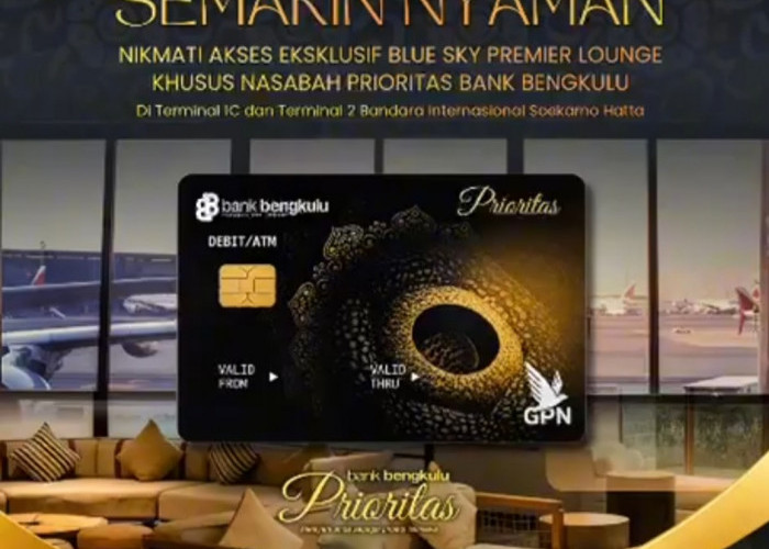 Manjakan Nasabah Prioritas, Direktur Utama Bank Bengkulu Luncurkan Lounge Blue Sky