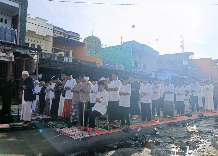 Sholat Id 13 Titik di Bengkulu Utara, Jemaah Padati Masjid Ahmad Dahlan Arga Makmur