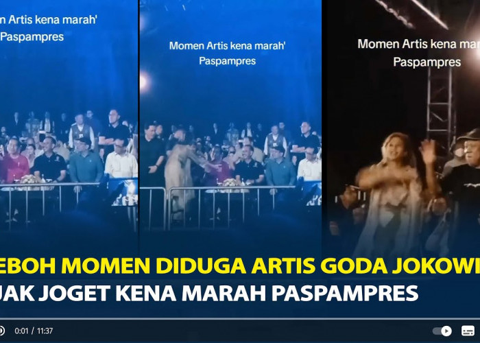 Nekat Ajak Presiden Jokowi Joget, Penyanyi Ini Kena Bentak Paspampres