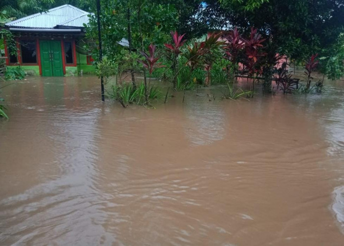 Hujan Seharian, Banjir dan Longsor Terjadi di Bengkulu Utara
