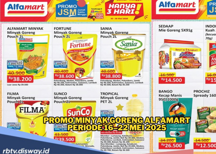 Borong Sekarang! Promo Minyak Goreng Alfamart Periode 16–22 Mei 2025, Cocok untuk Stok Bulanan!