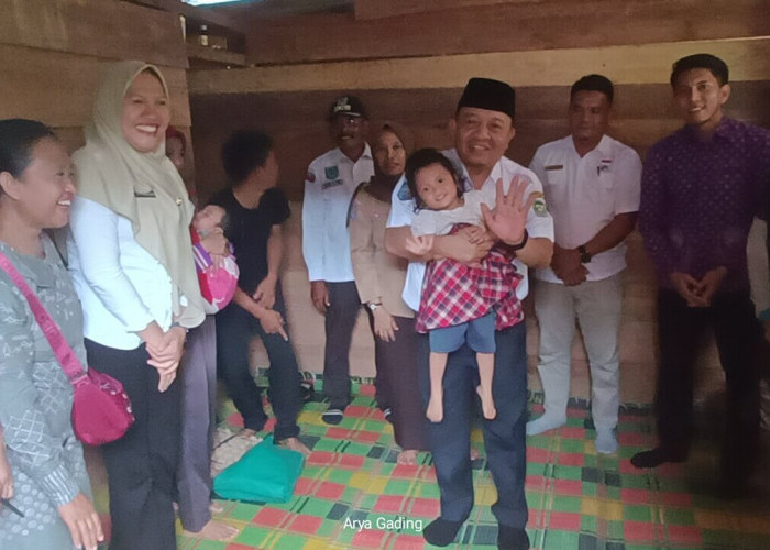 Ada 27 Kasus Stunting di Seluma Utara, Wabup Seluma Tinjau Penderita Gizi Buruk di Desa Talang Rami 