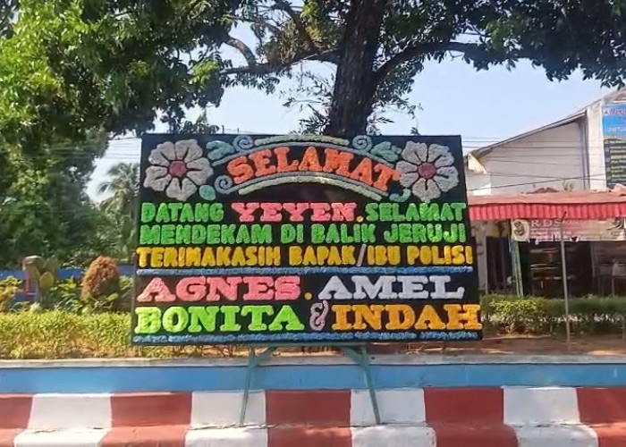 Semakin Heboh!!! Korban Investasi Bodong Yeyen Kirim Karangan Bunga ke Polda Bengkulu 