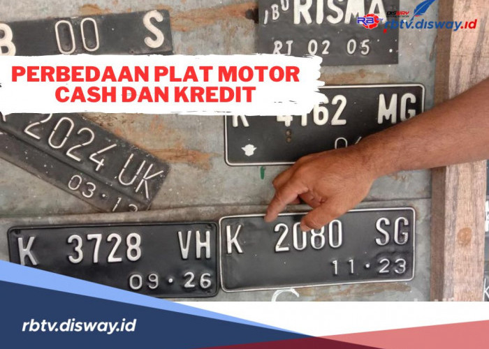 Adakah Perbedaan Plat Motor Cash dan Kredit? Begini Penjelasan Pihak Kepolisian