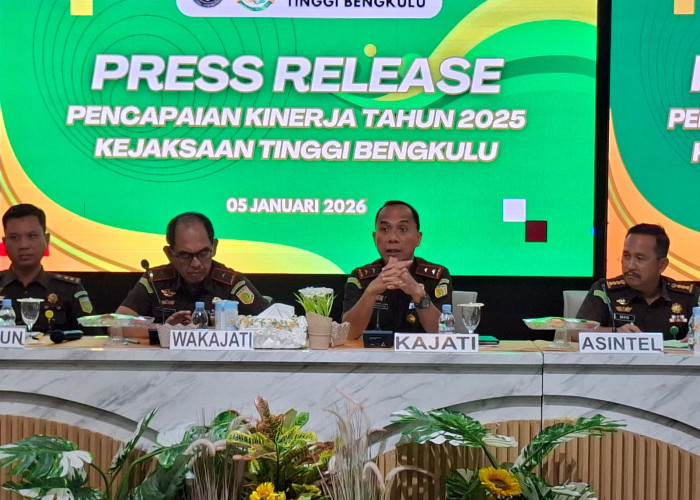 Tahun 2025, Kejati Bengkulu Selamatkan Uang Negara dari Korupsi Rp 1,448 Triliun