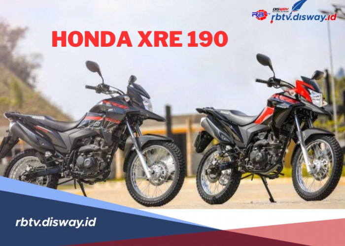 Honda XRE 190 2025 Meluncur, Motor Adventure dengan Desain Modern, Segini Harganya 