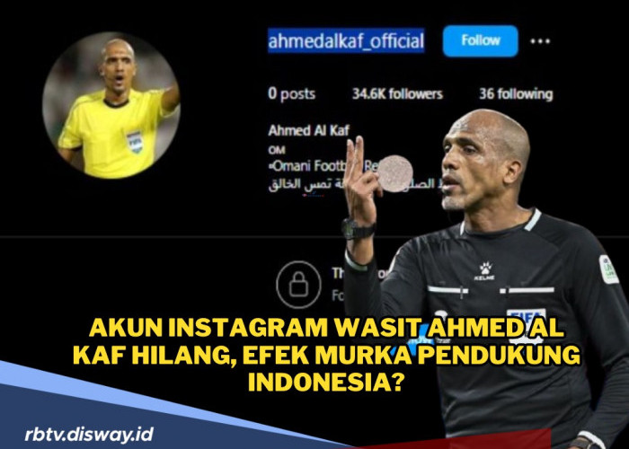 Netizen Murka, Akun Instagram Ahmed Al Kaf Hilang Pasca Kontra Indonesia Vs Bahrain