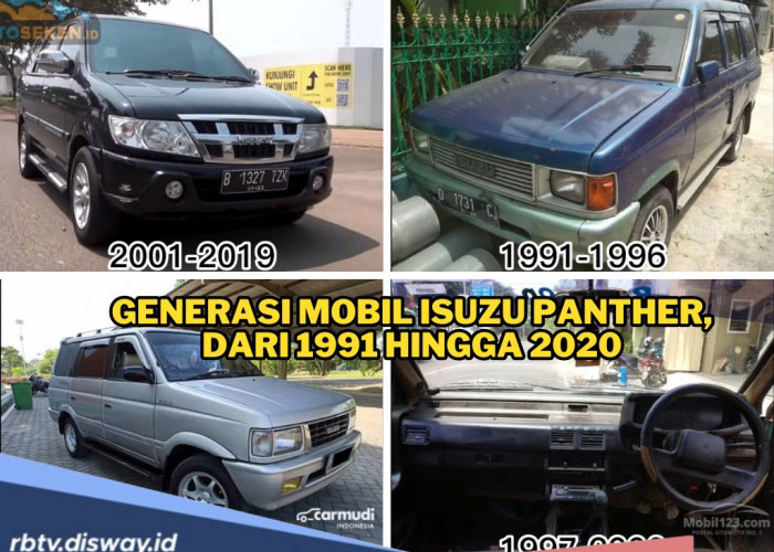 Legend! Ini Generasi Mobil Isuzu Panther, Si Raja Diesel yang Mengaspal dari Tahun 1991 
