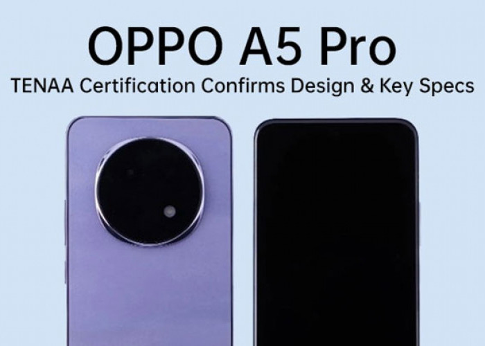 Oppo A5 Pro Resmi Meluncur 24 Desember 2024, Berikut Detail Spesifikasinya   