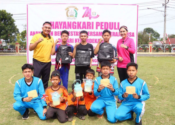 Bhayangkari Polres Lebong Memeriahkan HUT RI Ke-81 Bersama Anak Panti Asuhan