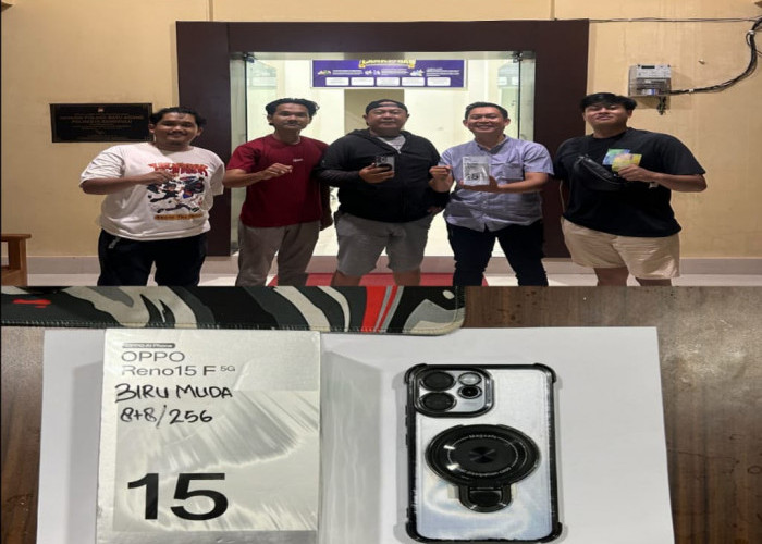 Maling HP di Warung, Seorang Pria Diamankan Polresta Bengkulu