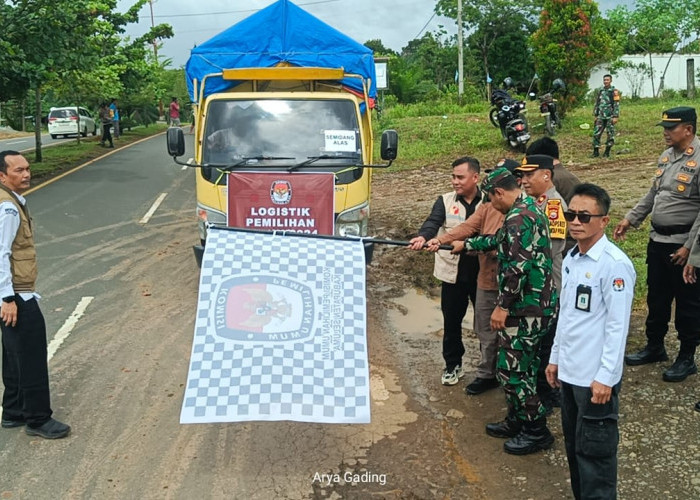 Dikawal TNI/Polri, KPU Seluma Mulai Distribusikan Logistik Pilkada 