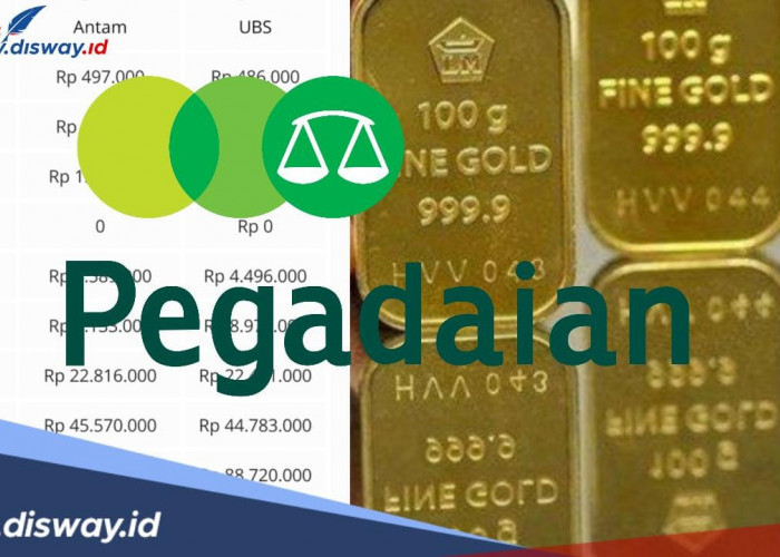 Daftar Harga Emas di Pegadaian Hari Ini, Segera Ajukan Kredit untuk Investasi yang Menjanjikan