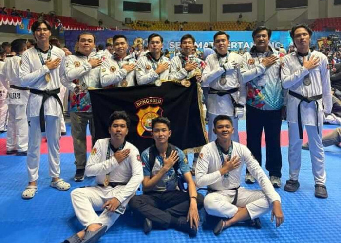 Personel Polda Bengkulu Sabet 5 Medali Emas di Kejuaraan Taekwondo Kapolri Cup 7 Tahun 2026