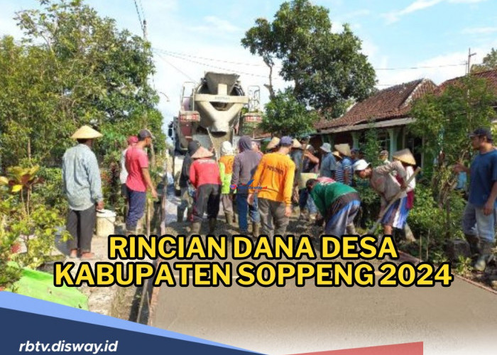 Rincian Dana Desa  2024 untuk 49 Desa di Kabupaten Soppeng 2024 Sulawesi Selatan