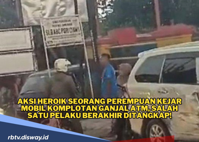 Aksi Kejar-kejaran Pemotor Wanita dengan Mobil Komplotan Ganjal ATM, 1 Pelaku Ditangkap!