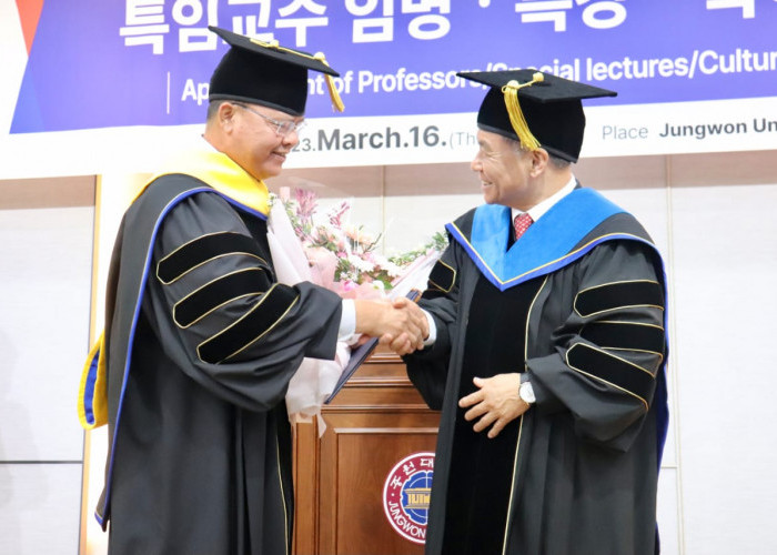 Gubernur Bengkulu Terima Gelar Kehormatan dari Korea Selatan 