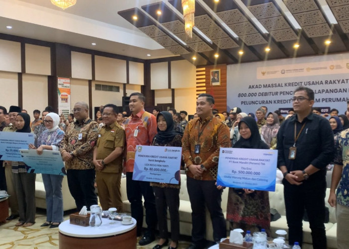 Realisasi Penyaluran KUR di Bengkulu Capai Rp2,8 Triliun