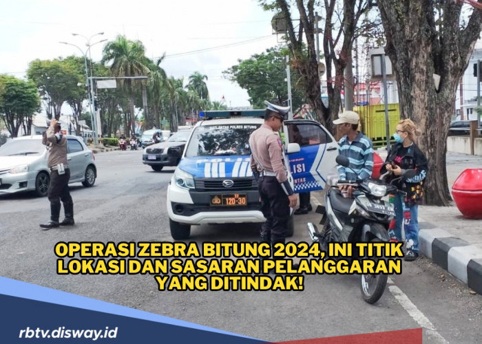 Titik Lokasi Razia Operasi Zebra Bitung 2024 dan 8 Sasaran Pelanggaran yang Ditindak