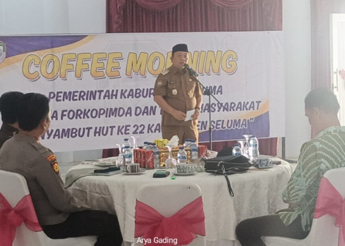 Wabup Seluma Gelar Coffee Morning Membahas Hut Kabupaten Seluma ke 22 Tahun