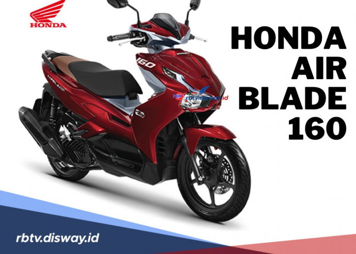 Skuter Sporty Meluncur, Ini Spesifikasi dan Harga Honda Air Blade 160, Punya Fitur Anti-Lock Braking