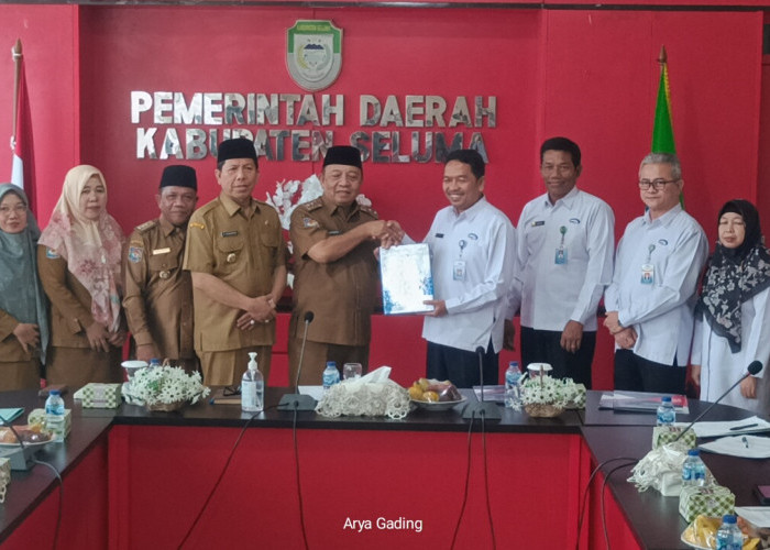 Wujud Sinergitas, BPKP Serahkan Hasil Penilaian Kapabilitas APIP Level 3 ke Pemkab Seluma 