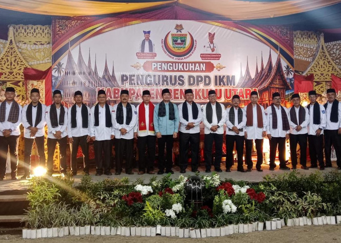 Pengukuhan DPD IKM Bengkulu Utara 2025-2030, Bupati Arie Tekankan Sinergi Membangun Daerah