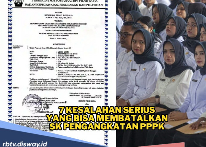 Jangan Gegabah! Ini 7 Kesalahan Serius yang Bisa Membatalkan SK Pengangkatan PPPK, Wajib Dihindari