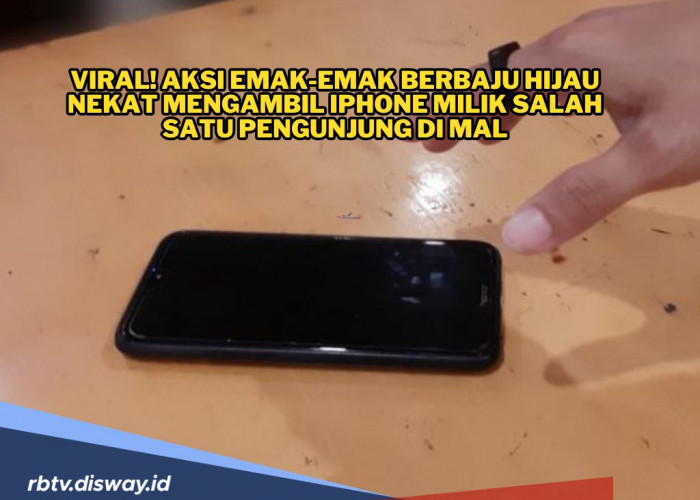 Emak-emak Nekat Curi HP di Mall, Awalnya Bantah Mencuri dan Akhirnya Mewek di Kantor Polisi