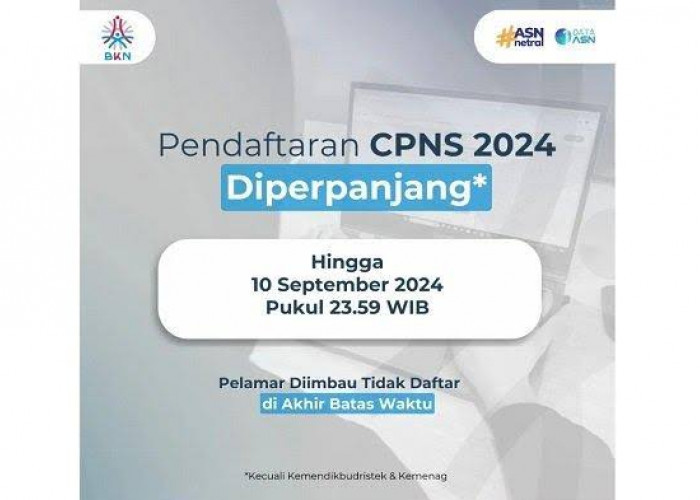 BKN Resmi Perpanjang Masa Pendaftaran CPNS 2024, Berikut Jadwal Lengkapnya