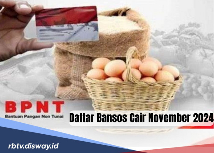  6 Bansos yang Cair November 2024, Cek Apakah Nama Kamu Terdaftar Sebagai Penerima 