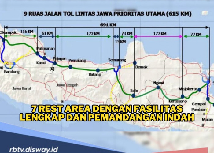 7 Rest Area Terbaik di Tol Trans Jawa, Punya Fasilitas Lengkap dan Pemandangan Indah