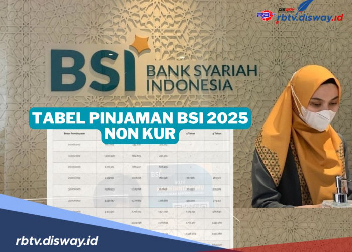 Tabel Pinjaman BSI 2025 Non KUR Rp 100-200 Juta, Cek Syarat Pengajuannya 