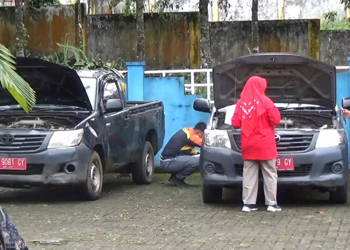 Jaksa Kandangkan Tiga Unit Mobil Bantuan Kementerian Desa