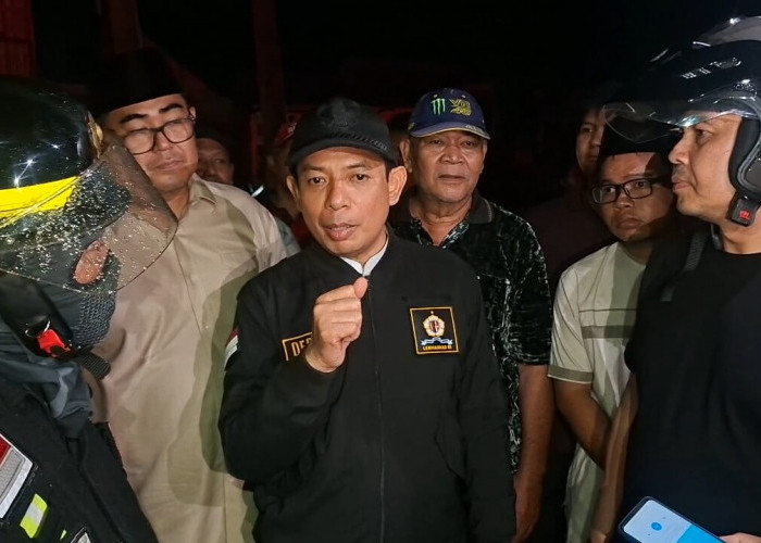Wali Kota dan Kapolresta di lokasi kebakaran