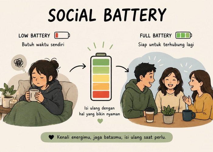 Social Battery: Saat Bersosialisasi Mulai Menguras Energi