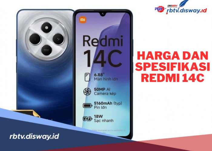 Redmi 14C Harganya Cuma Rp1,5 jutaan, Simak Spesifikasi Lengkap Fitur dan Teknologinya di Sini