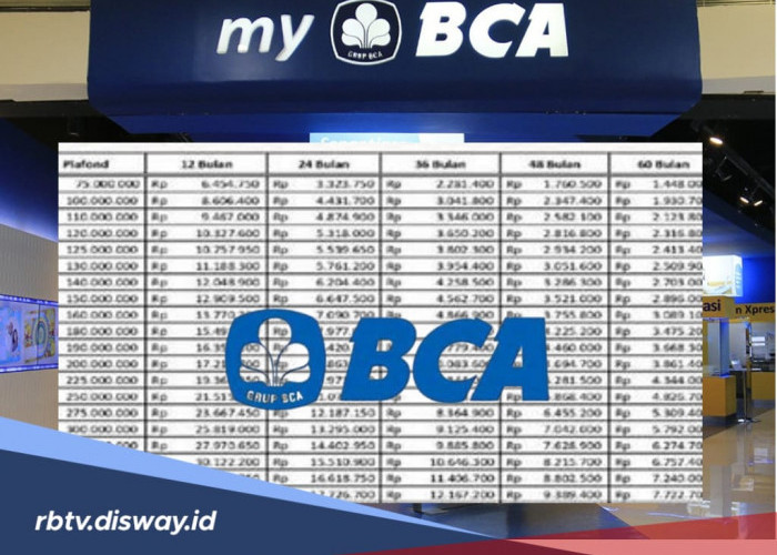 Pinjaman Tanpa Agunan di BCA Non KUR: Cek Simulasi Angsuran KTA BCA Pinjaman Rp5 Juta Tenor 3 Tahun