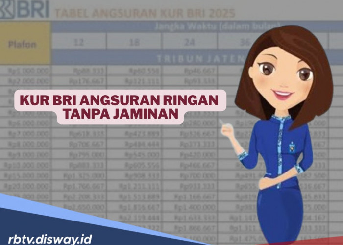 Pinjaman KUR BRI hingga Rp 100 Juta Tanpa Jaminan, Cek Tabel Angsurannya