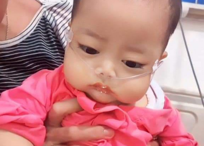 Idap Leukemia, Bayi 9 Bulan Asal Desa Nanti Agung Butuh Uluran Tangan