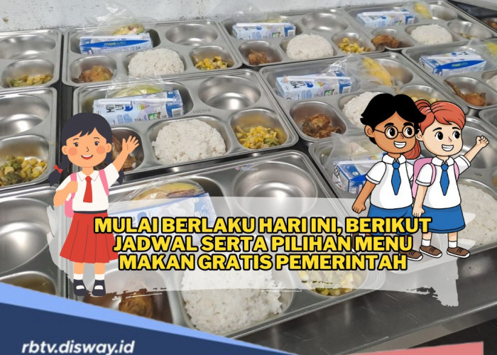 Dimulai Hari Ini, Berikut Jadwal dan Pilihan Menu Makan Gratis Pemerintah