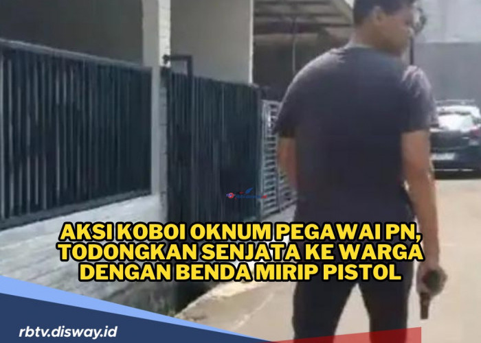 Aksi Koboi Oknum Pegawai PN, Todongkan Senjata ke Warga, Apa Penyebabnya?