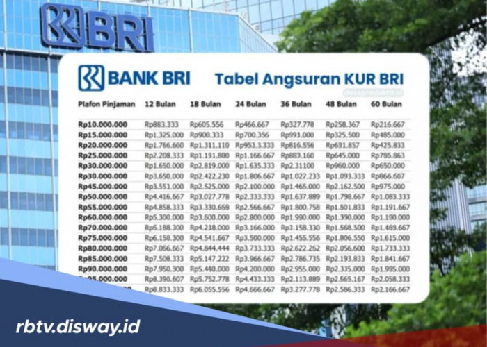 Tabel Angsuran KUR BRI Rp 100-Rp 500 Juta, Begini Tahapan Verifikasi Pengajuannya!
