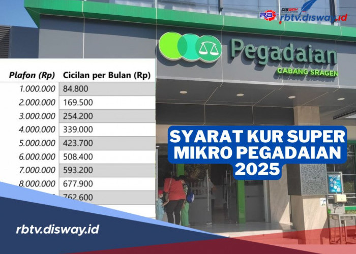 Tanpa Bunga, Ini Syarat dan Tabel Angsuran KUR Super Mikro Pegadaian 2025, Cocok untuk Pedagang Kecil